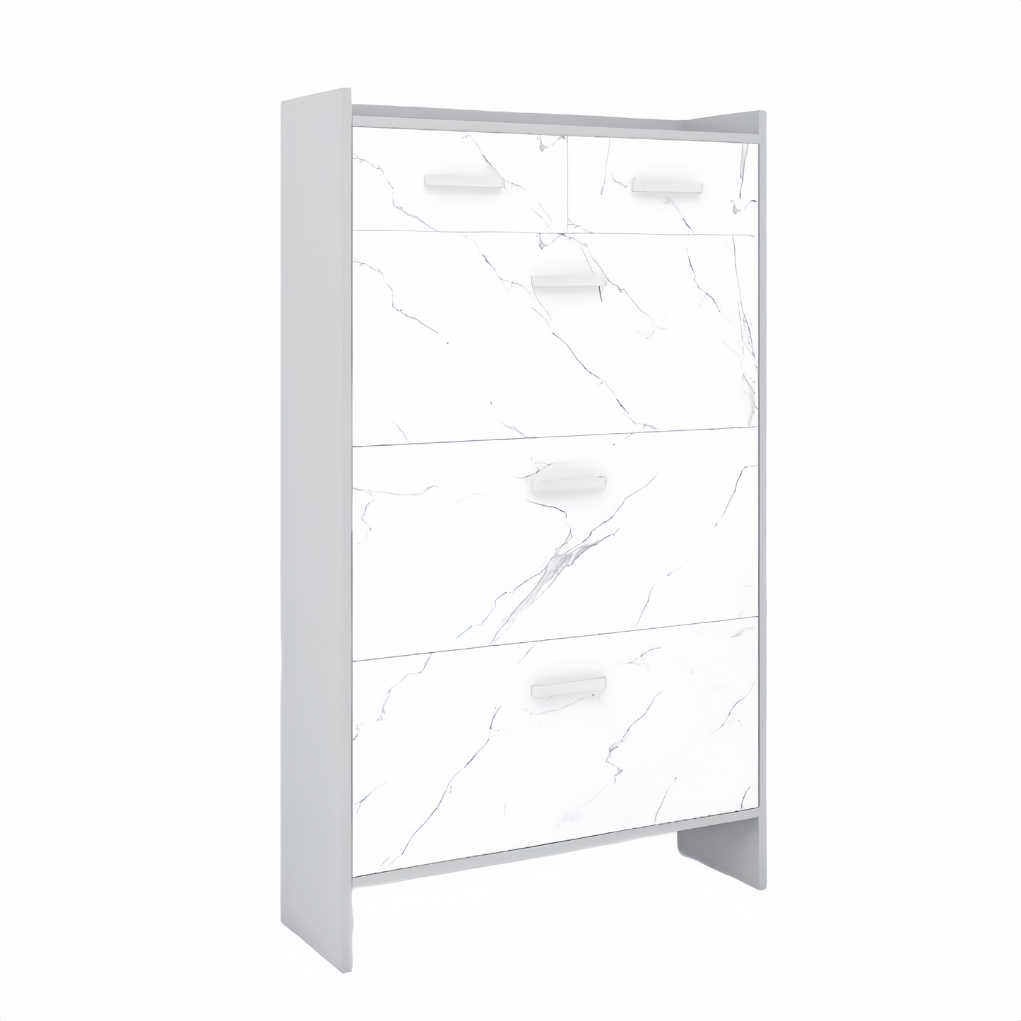 Glossy Marble  Shoe Cabinet