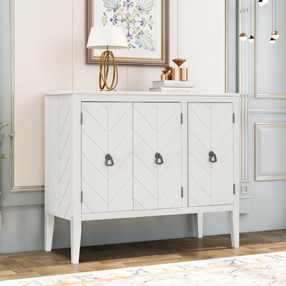 Delena Accent Storage Cabinet - Cream White