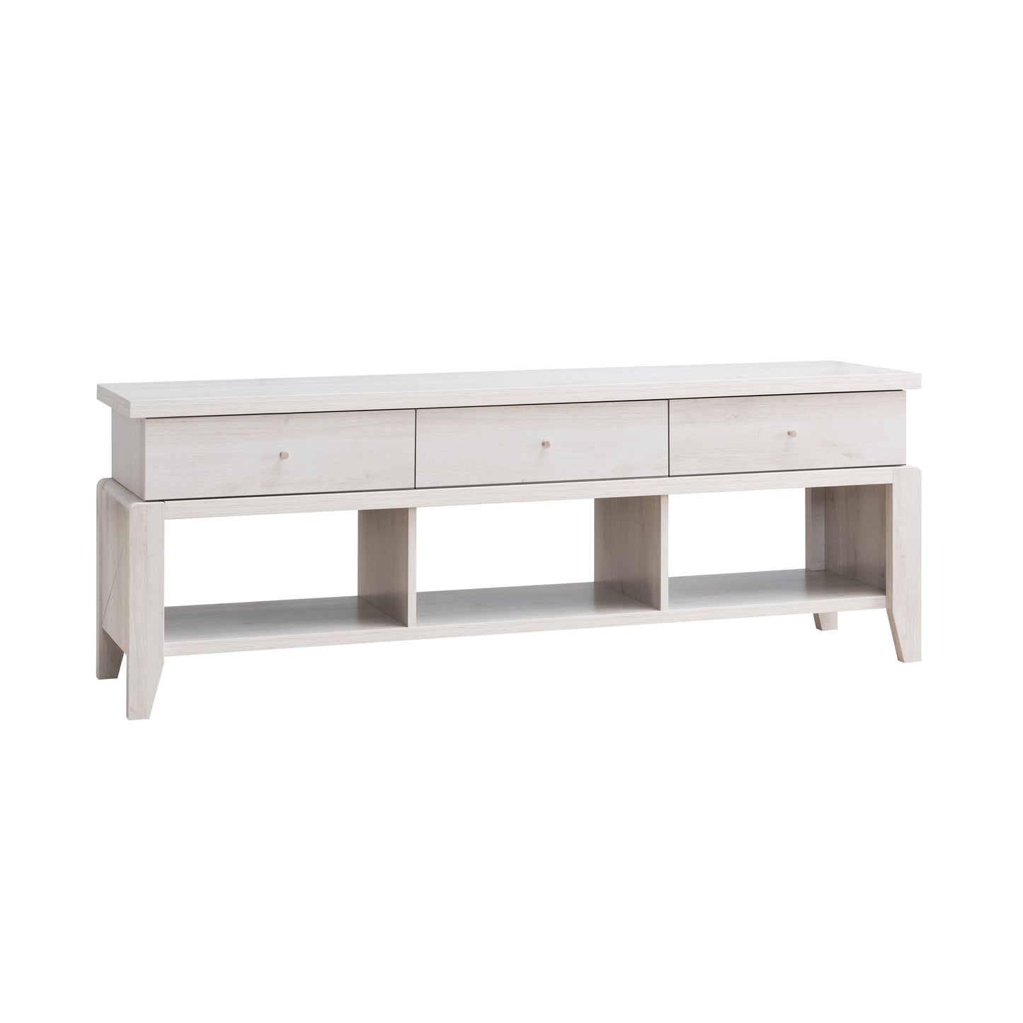 Royal TV Stand - White Oak