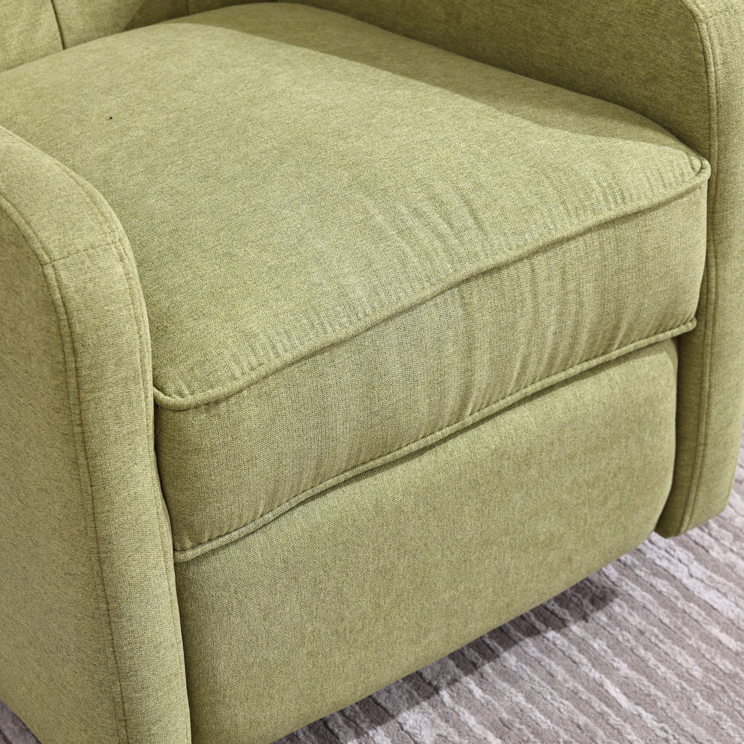 Davina Swivel Rocking Recliner Chair - Olive Green