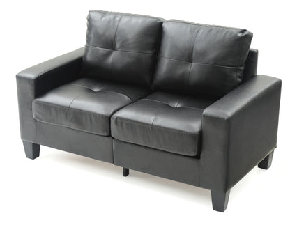 Newbury Modular Loveseat - Black