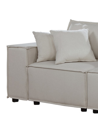 Elson Fabric Loveseat - Beige