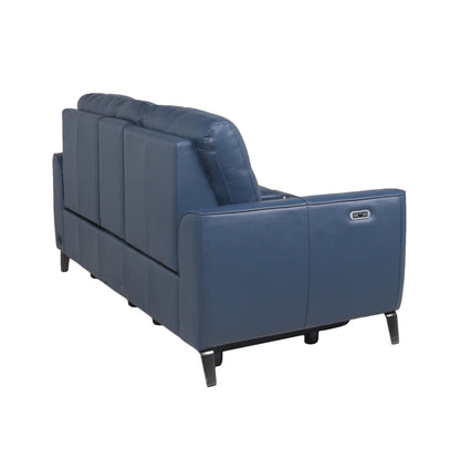 Quinn High-Leg Console Loveseat - Dark Blue