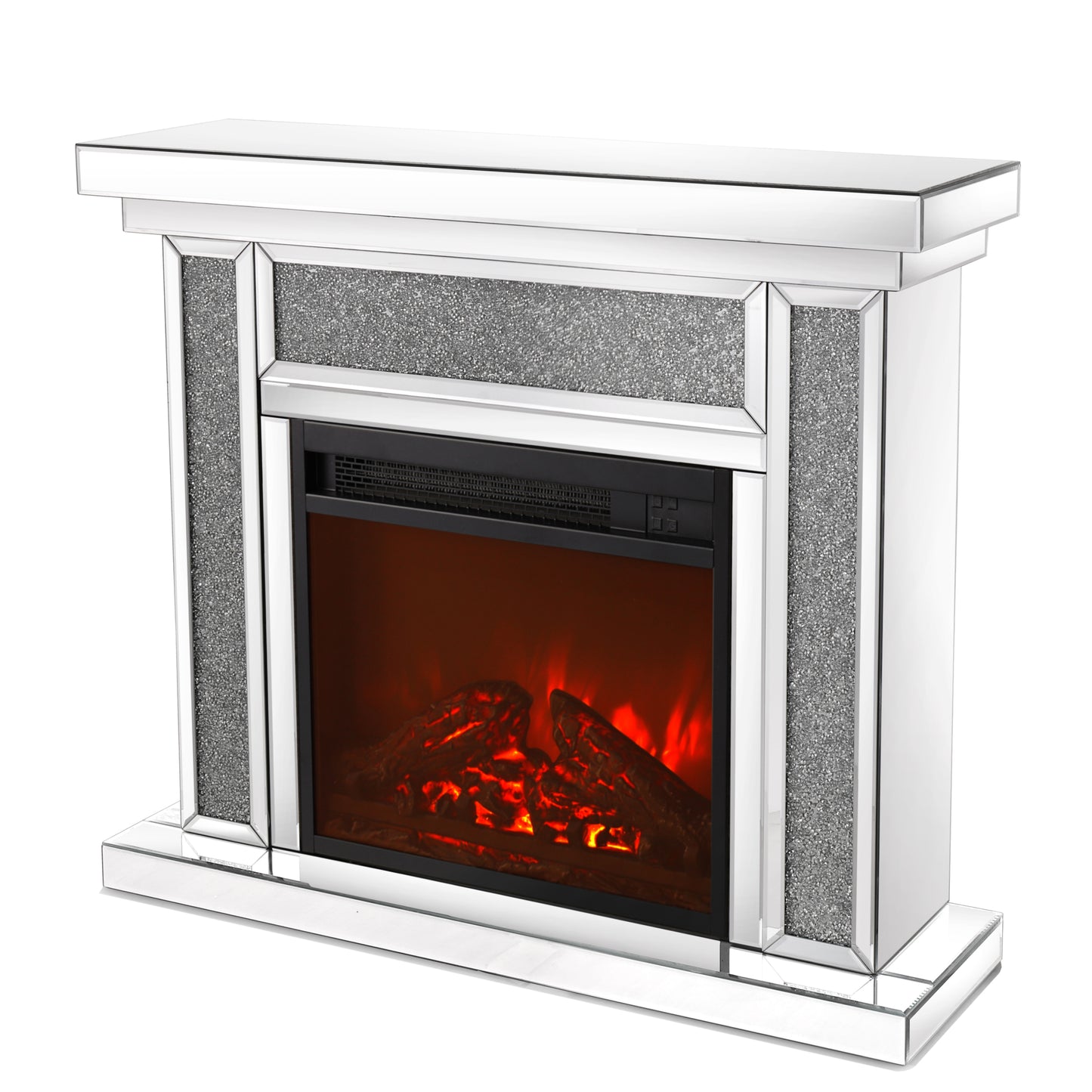 Blink Acrylic Diamond Mirror Electric Fireplace