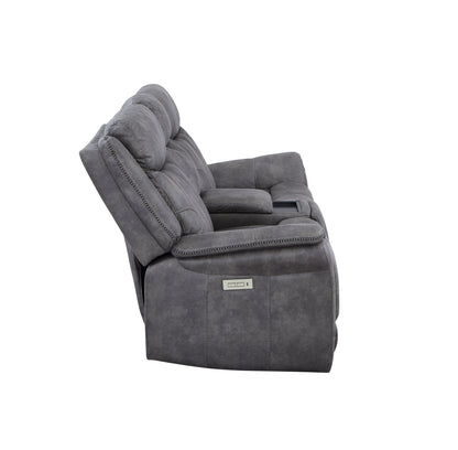 Lennox Console Loveseat - Dark Gray