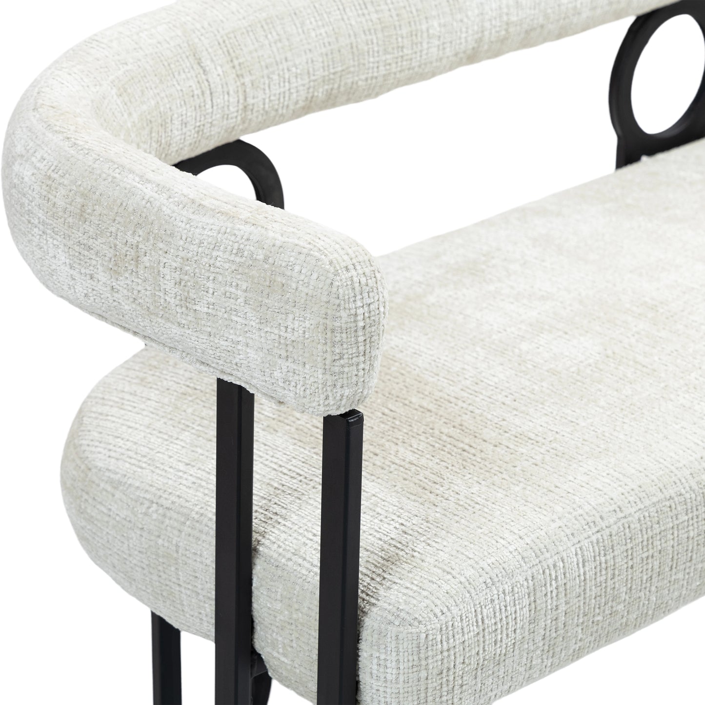 Ross Modern Loveseat - Beige