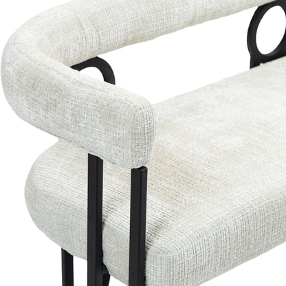 Ross Modern Loveseat - Beige