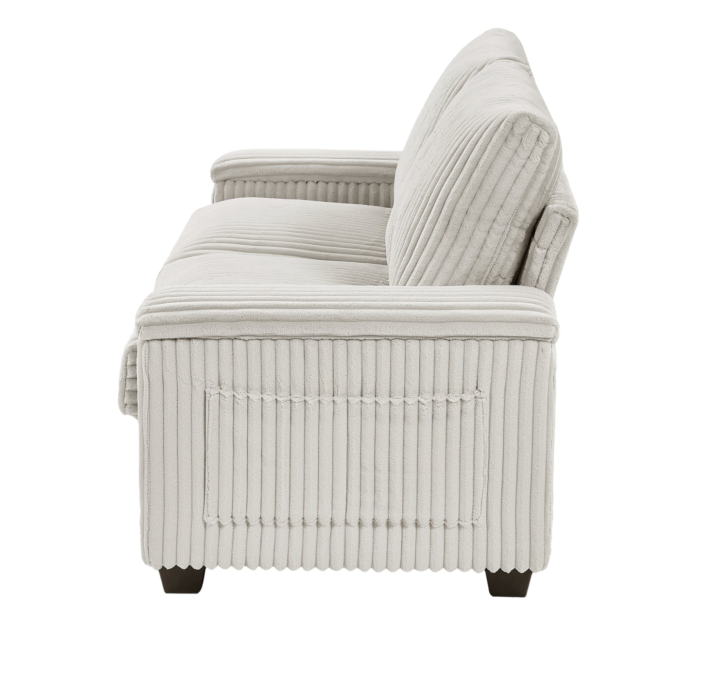 Zama Fabric Loveseat - Beige