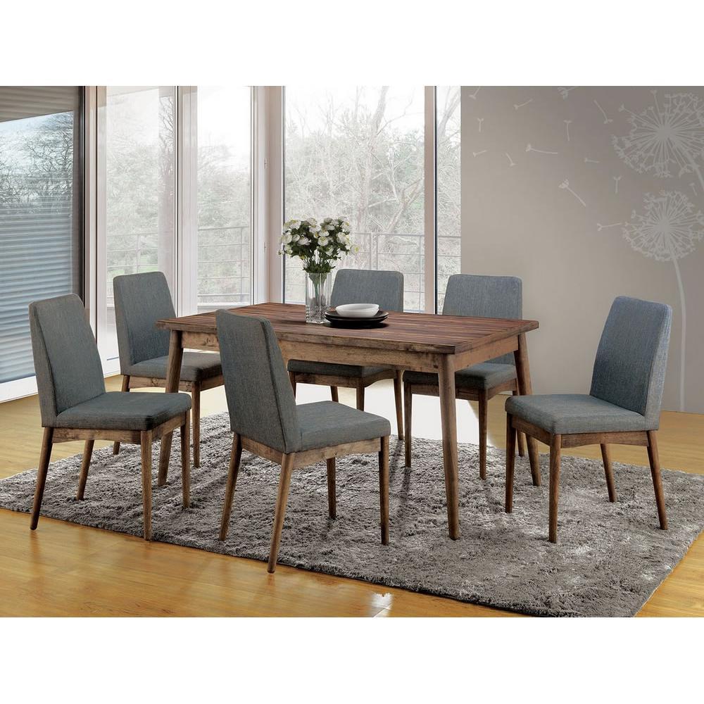 Bertha Padded Fabric Seat Dining Chairs (Set of 2)