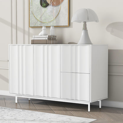 Noza Sideboard Buffet Cabinet - White