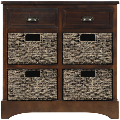 Trex Rustic Storage Cabinet - Espresso