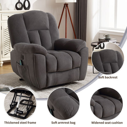 Minder Power Lift Recliner Chair Recliners - Gray