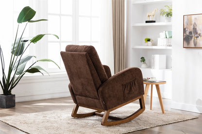 Frazer Rocking Chair - Coffee