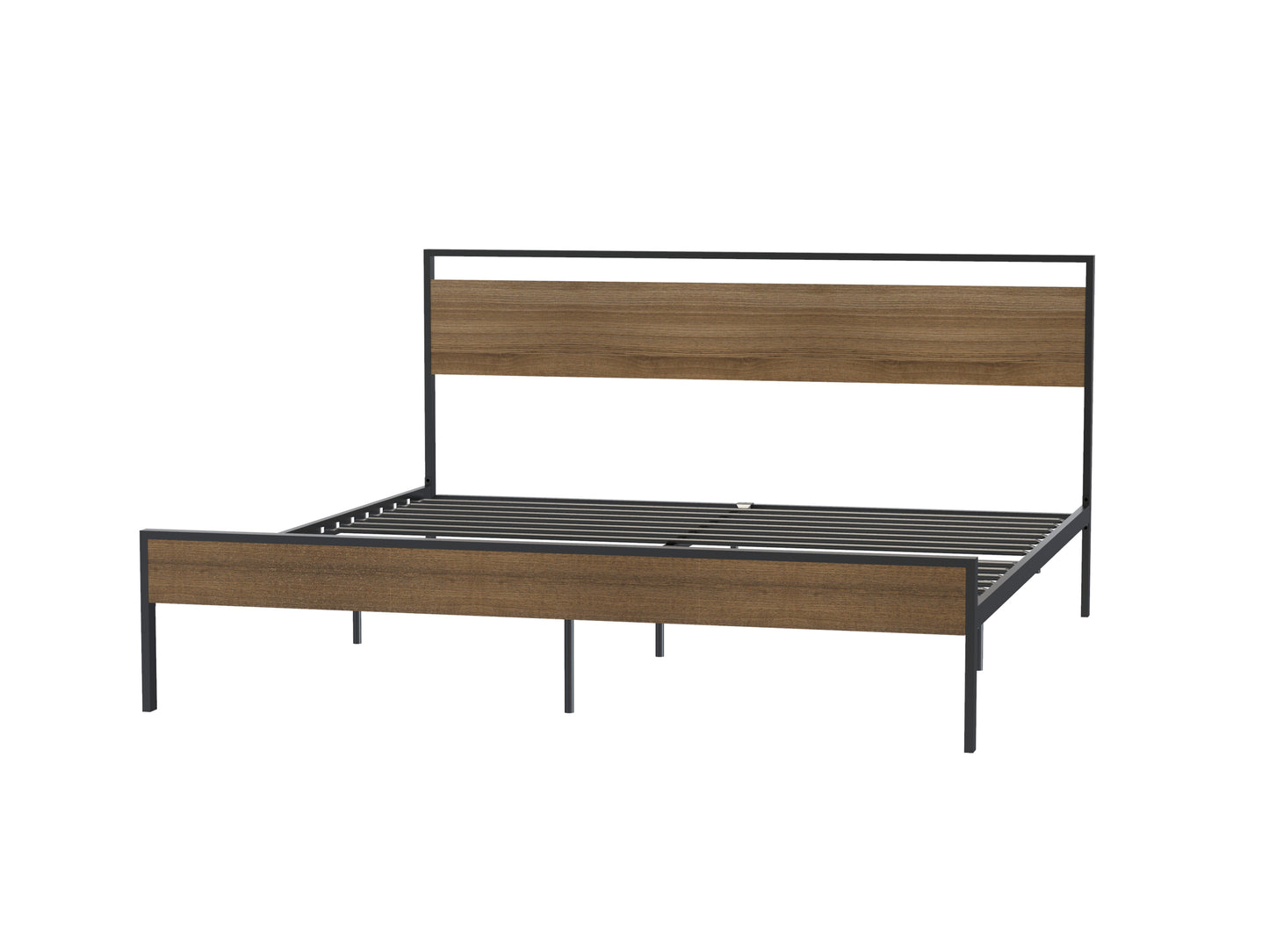 Ceres King Size Metal Bed - Cinnamon