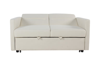 Bolton Loveseat Sleeper - Cream