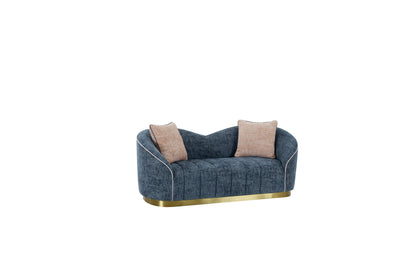 Boone Loveseat - Navy Blue