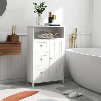 Shera Bathroom Storage Cabinet - White