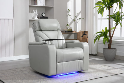 Orbit Power Motion Recliner - Light  Grey