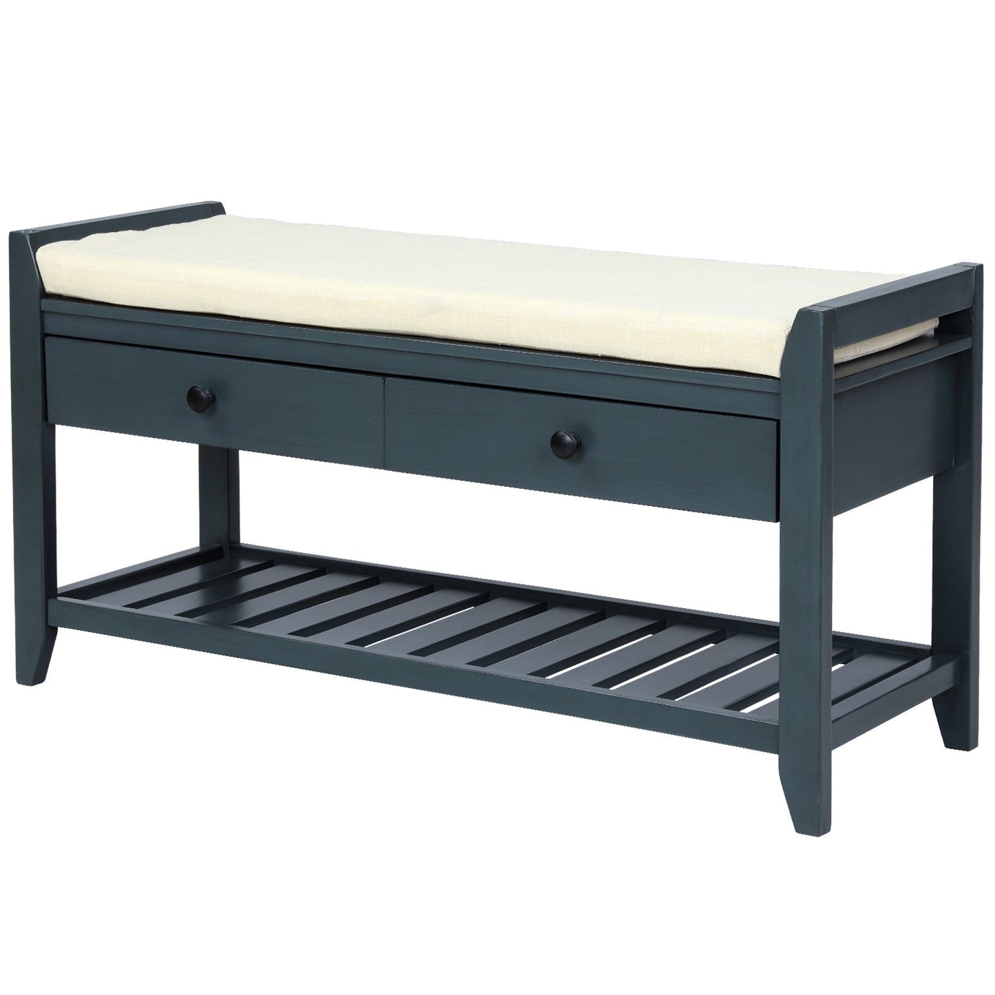 Modular Entryway Storage Bench - Antique Navy