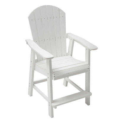 Ken Patio Bar Chair (Set of 2) - White