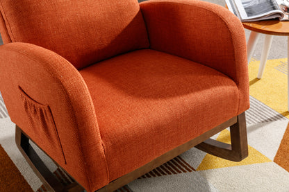 Frazer Rocking Chair - Orange