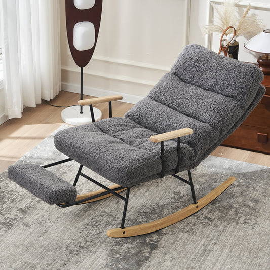 Cordova Gliding Rocking Chair - Dark Gray