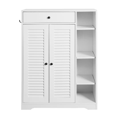 Trevor Shoe Storage Cabinet - White