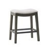 Saddle Counter Stool - Cream