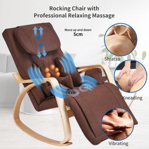 Shannon Massage Relax Chair - Brown