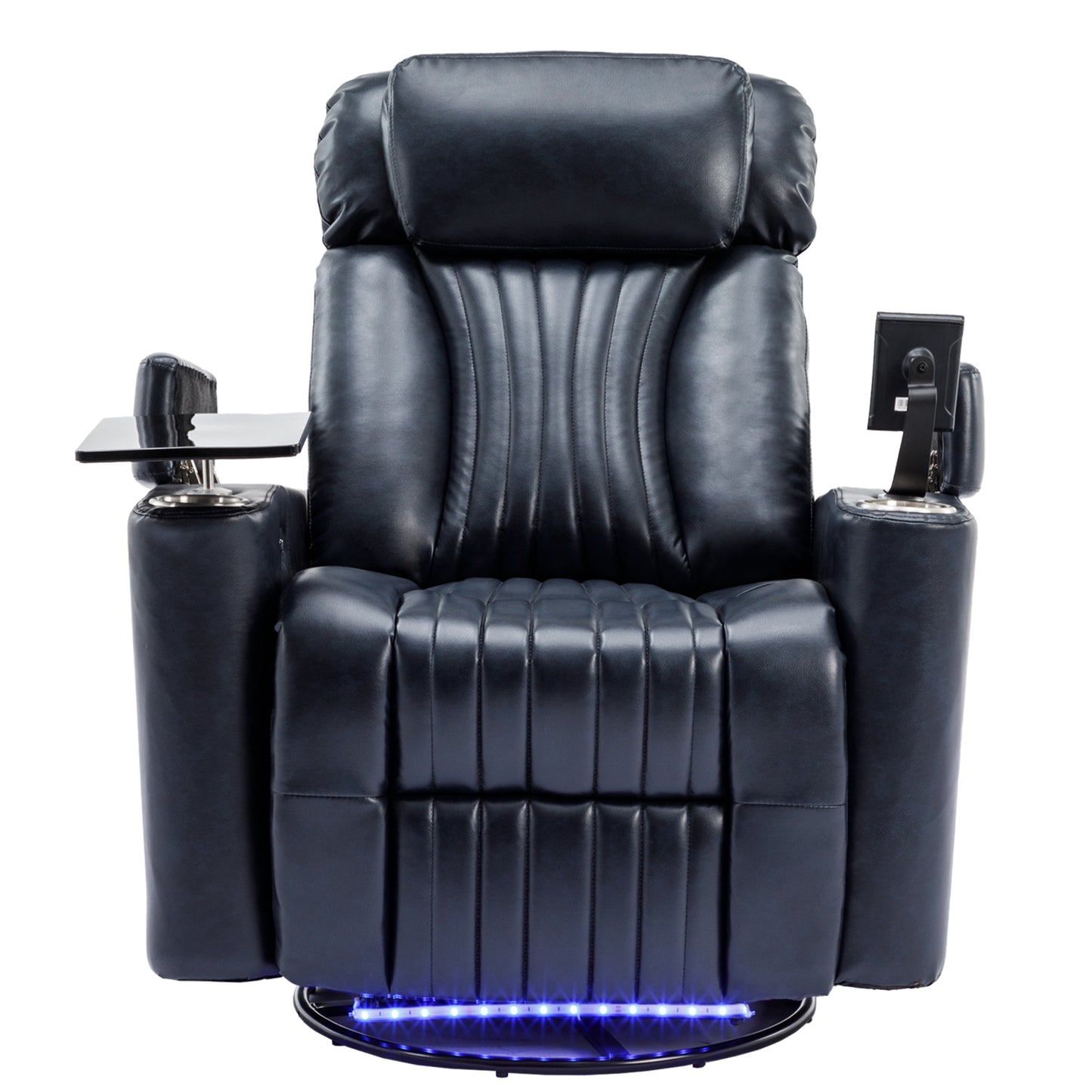 Comfort Max 270 Degree Swivel Power Recliner - Blue