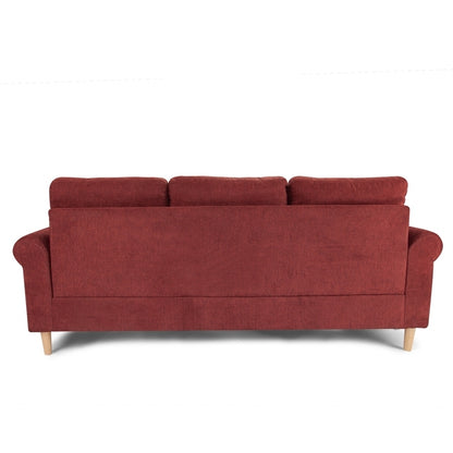 Esme Reversible Sectional Sofa Set  - Red