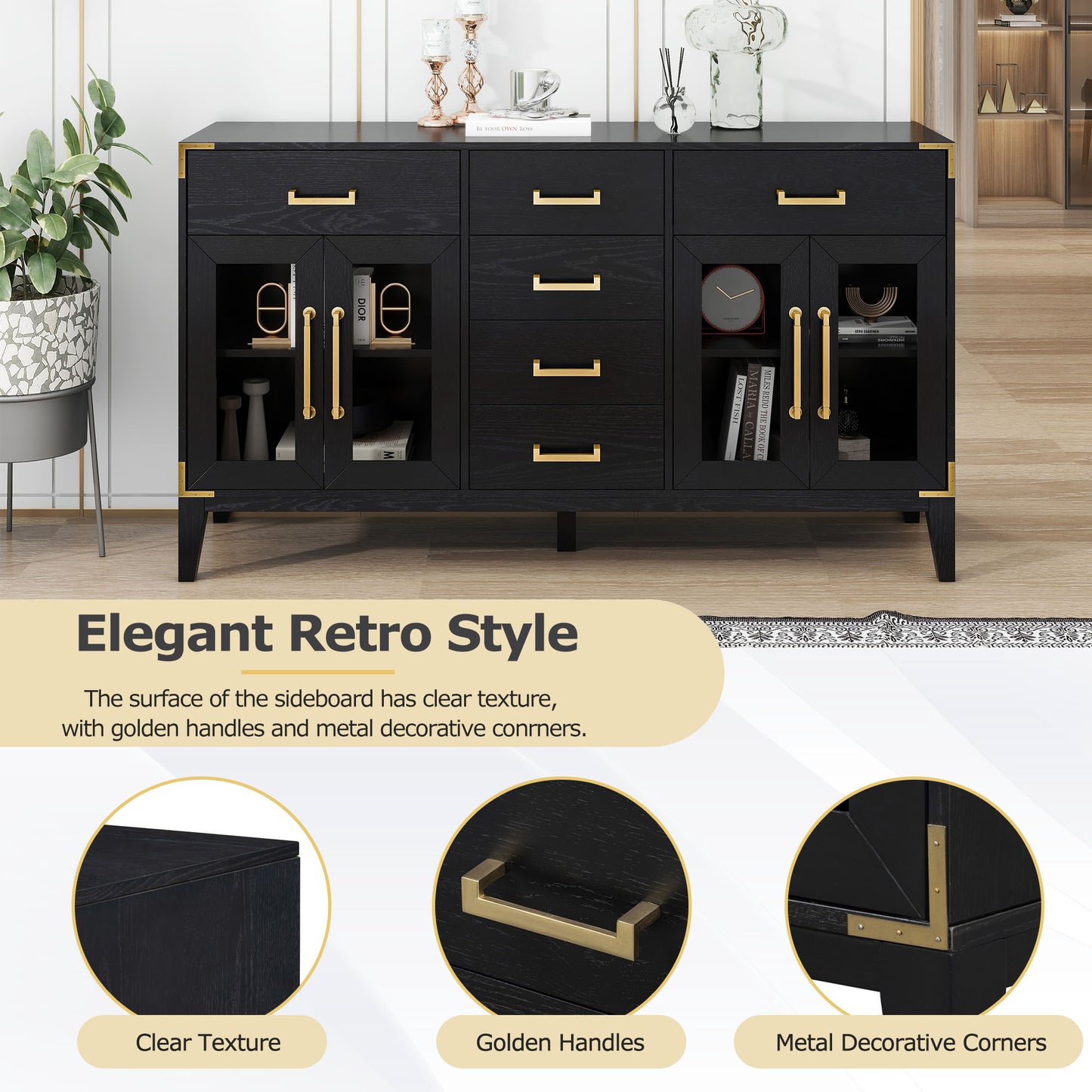 Koch Sideboard Buffet - Black