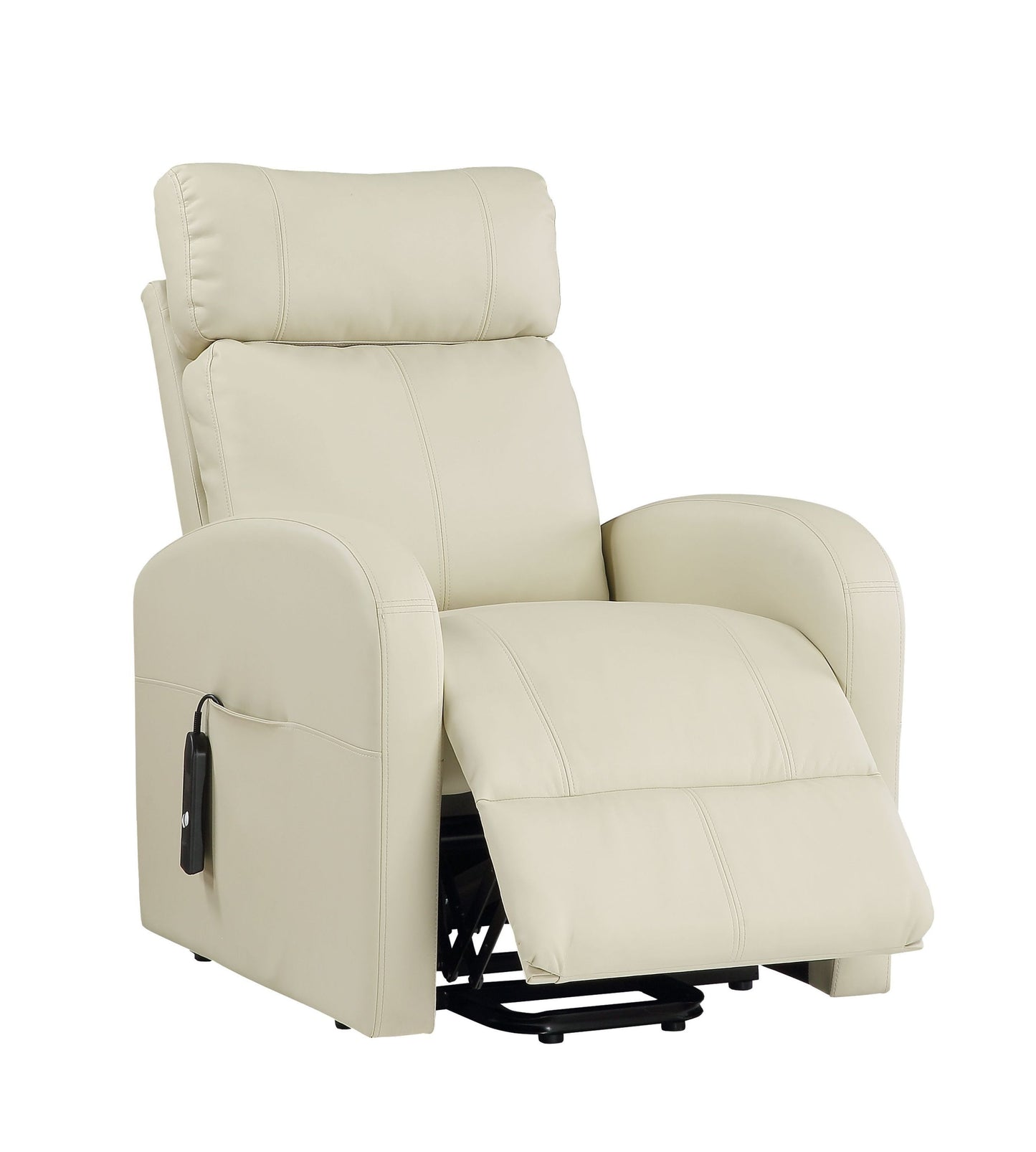 Ricardo PU Recliner with Power Lift - Beige