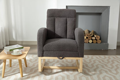 Parker II Modern Accent Rocking Chair - Gray