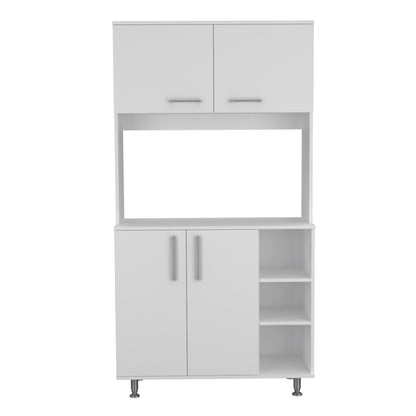 Alva Double Door Kitchen Cabinet - White