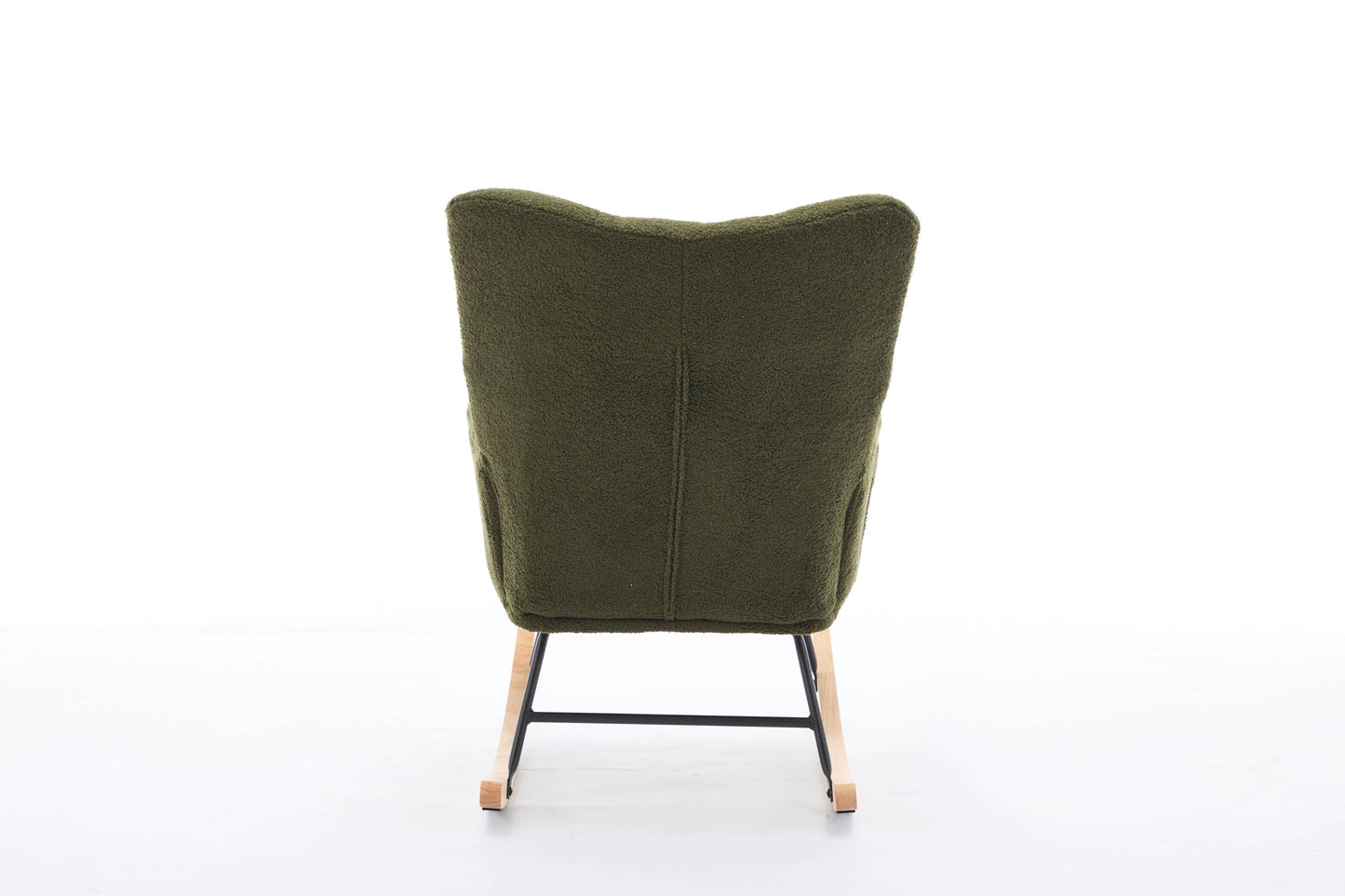 Hari Modern Nursery Rocking Chair - Dark Green