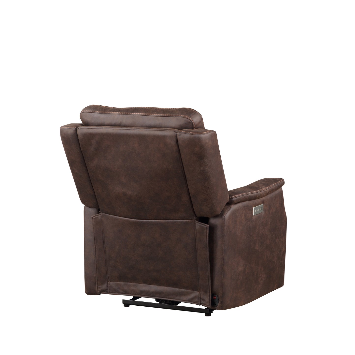 Nest  Compact Dual-Power Recliner - Walnut