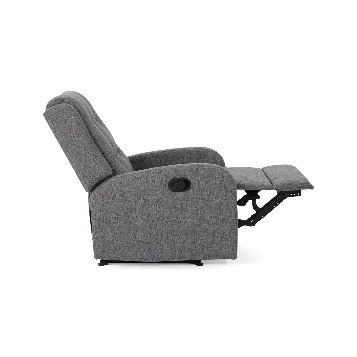 Flora Manual Recliner Chair - Charcoal