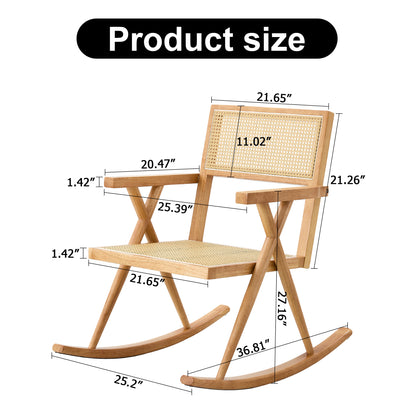 Abel RattanRocking Chair - Natural - Natural