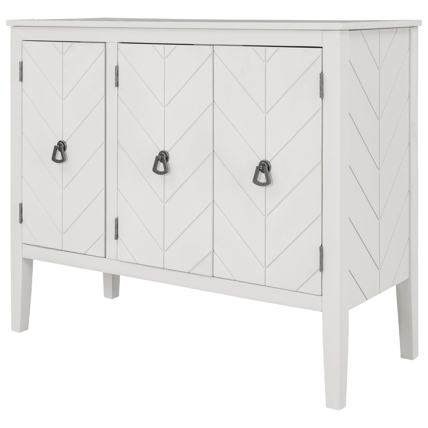 Delena Accent Storage Cabinet - Cream White