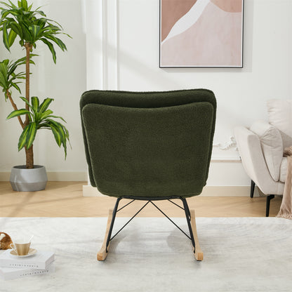 Lazy Rocking Chair - Dark Green