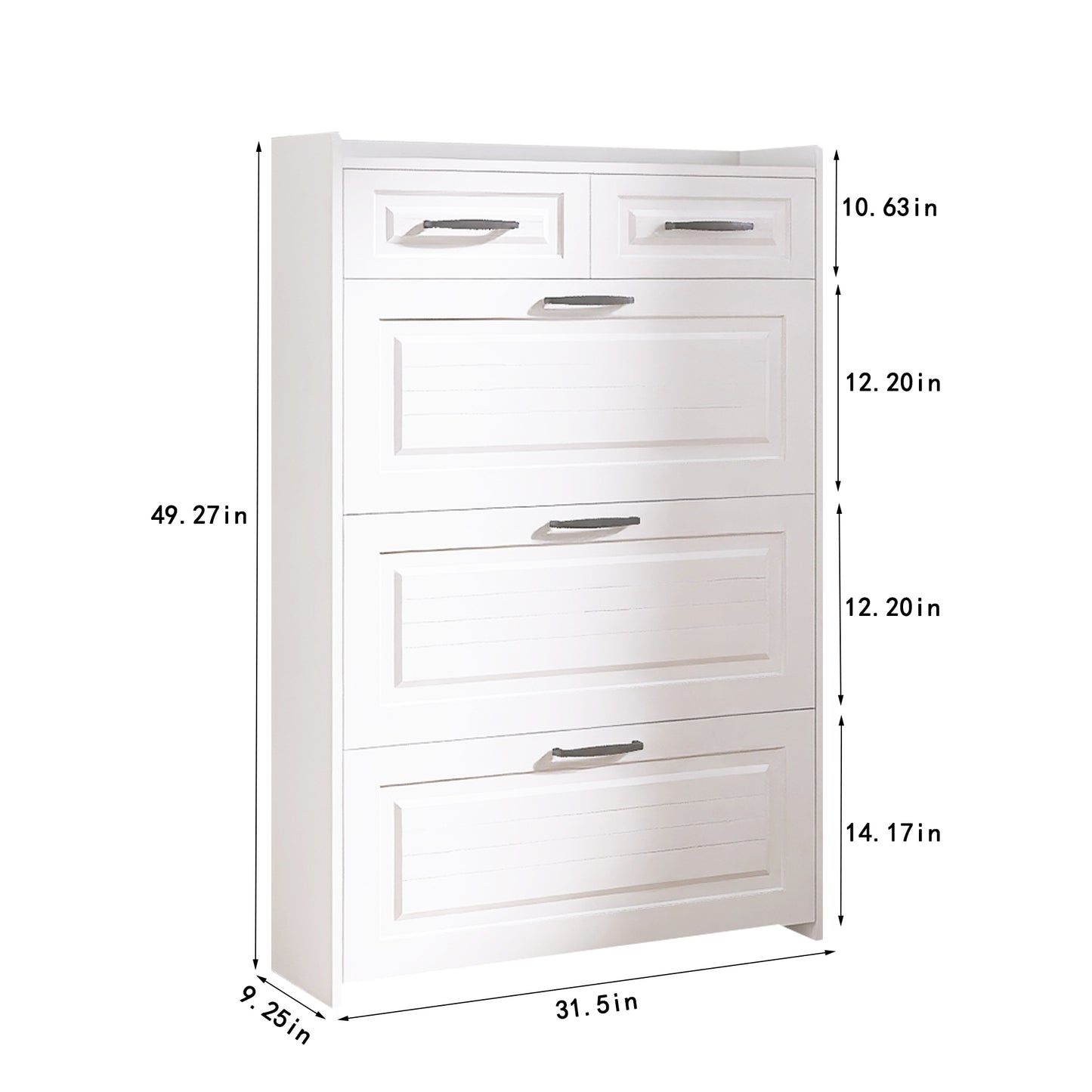 Chelsea II Shoe Storage Cabinet - White