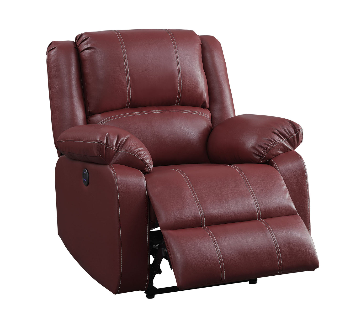 Vortex PU Power Recliner - Red