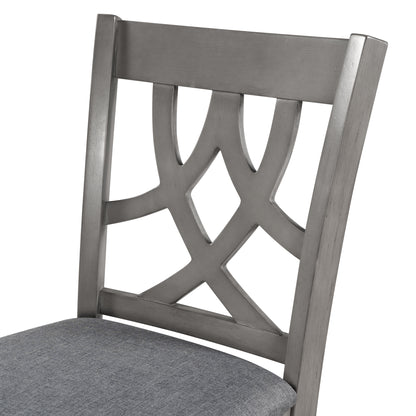 Aisha Counter Height Kitchen Dining Chairs (Set of 2) - Gray