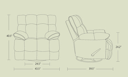 Novel Classic Recliner - Green