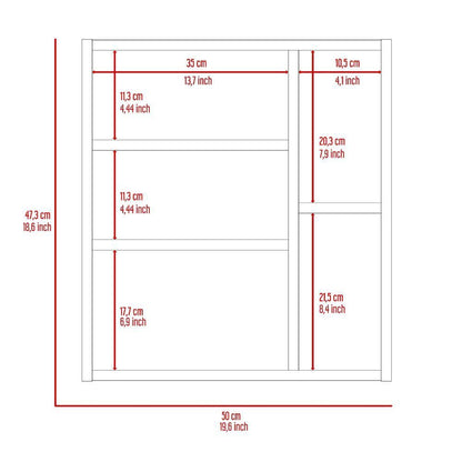 Oman Medicine Cabinet - Light Gray