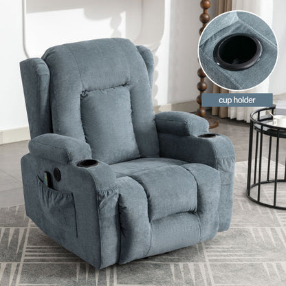 Parsons Power Lift Recliner Chair - Blue