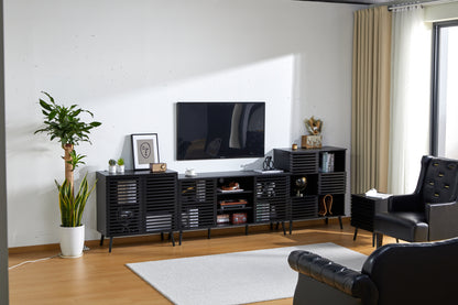 Neo Modern TV Cabinet Entertainment - Black