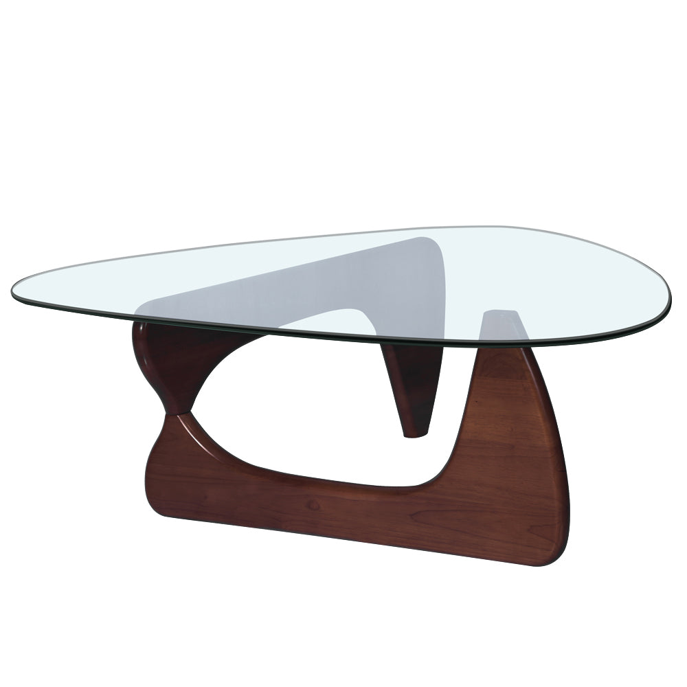 Modern Triangle coffee table - Dark Brown