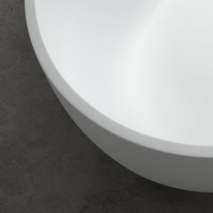 Zara 69" Solid Surface Freestanding  Bathtub  -  White